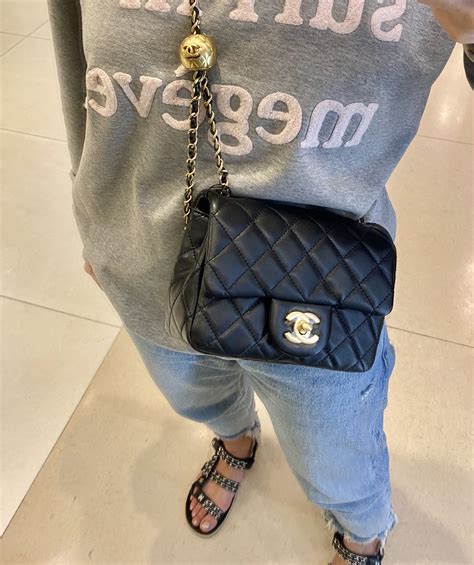 chanel adjustable strap 2021|Chanel mini with adjustable strap.